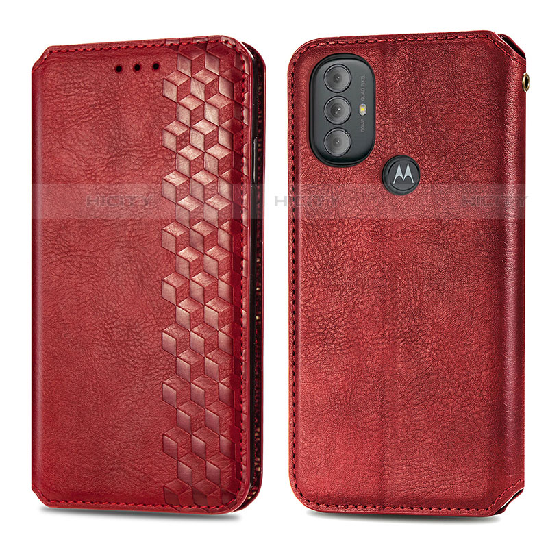 Custodia Portafoglio In Pelle Cover con Supporto S01D per Motorola Moto G Play Gen 2