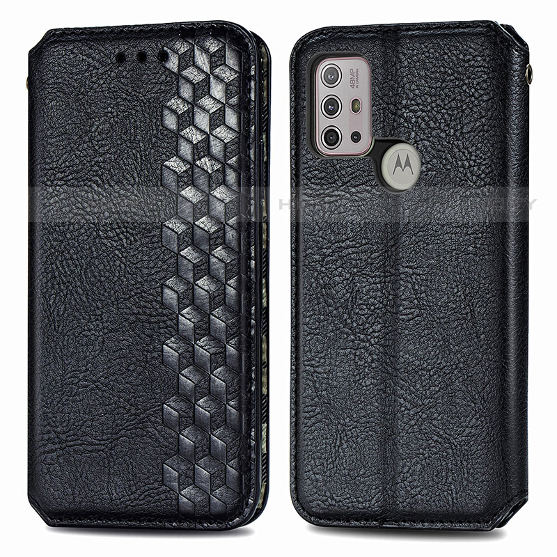 Custodia Portafoglio In Pelle Cover con Supporto S01D per Motorola Moto G20