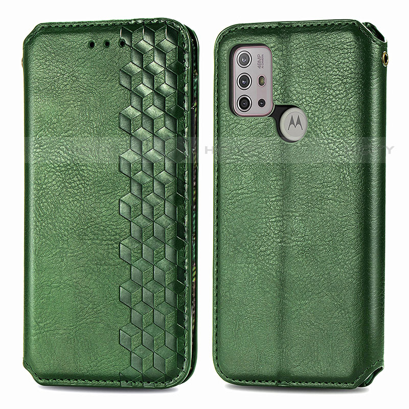 Custodia Portafoglio In Pelle Cover con Supporto S01D per Motorola Moto G20