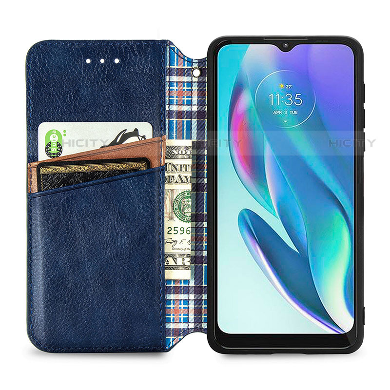 Custodia Portafoglio In Pelle Cover con Supporto S01D per Motorola Moto G50 5G