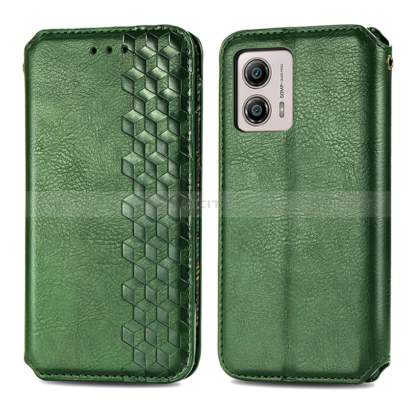 Custodia Portafoglio In Pelle Cover con Supporto S01D per Motorola Moto G53y 5G