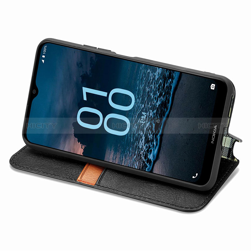 Custodia Portafoglio In Pelle Cover con Supporto S01D per Nokia G100