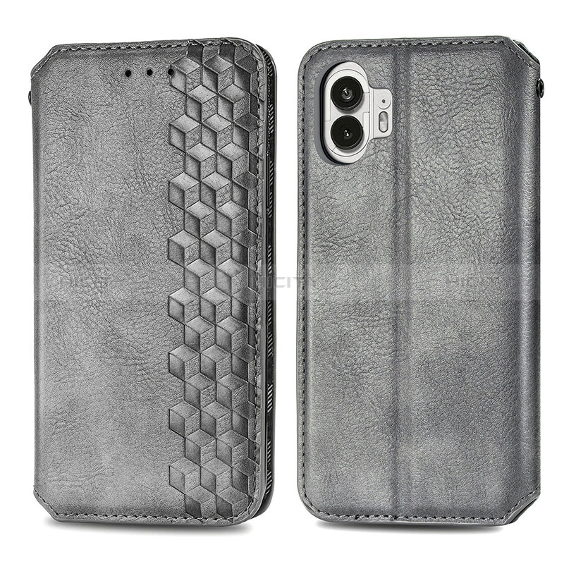 Custodia Portafoglio In Pelle Cover con Supporto S01D per Nothing Phone 2