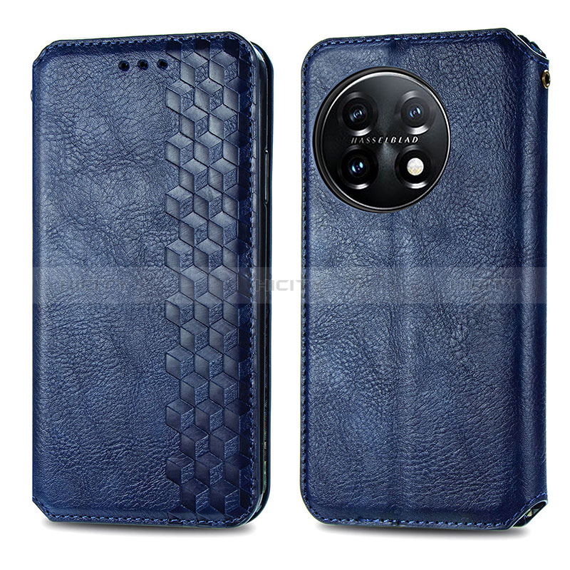 Custodia Portafoglio In Pelle Cover con Supporto S01D per OnePlus 11 5G