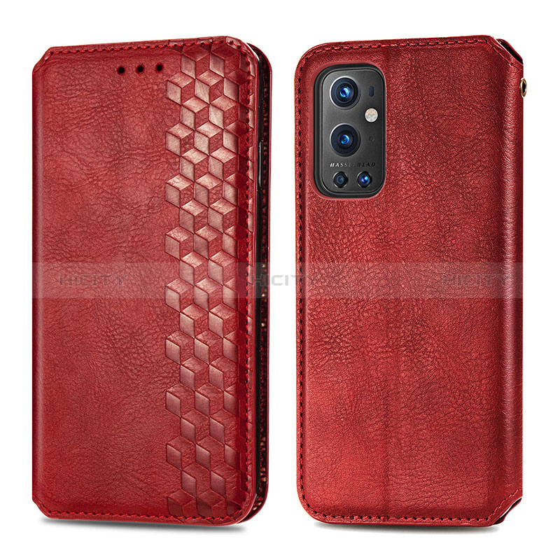 Custodia Portafoglio In Pelle Cover con Supporto S01D per OnePlus 9 Pro 5G