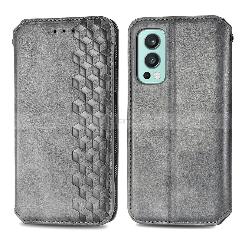 Custodia Portafoglio In Pelle Cover con Supporto S01D per OnePlus Nord 2 5G