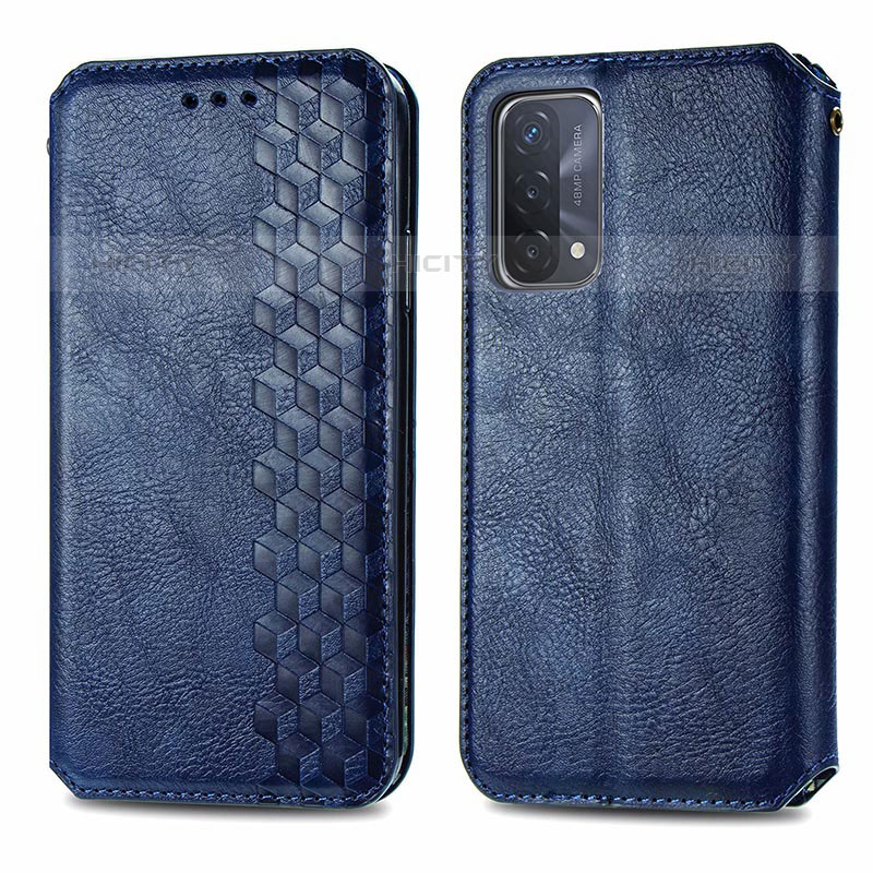 Custodia Portafoglio In Pelle Cover con Supporto S01D per OnePlus Nord N200 5G