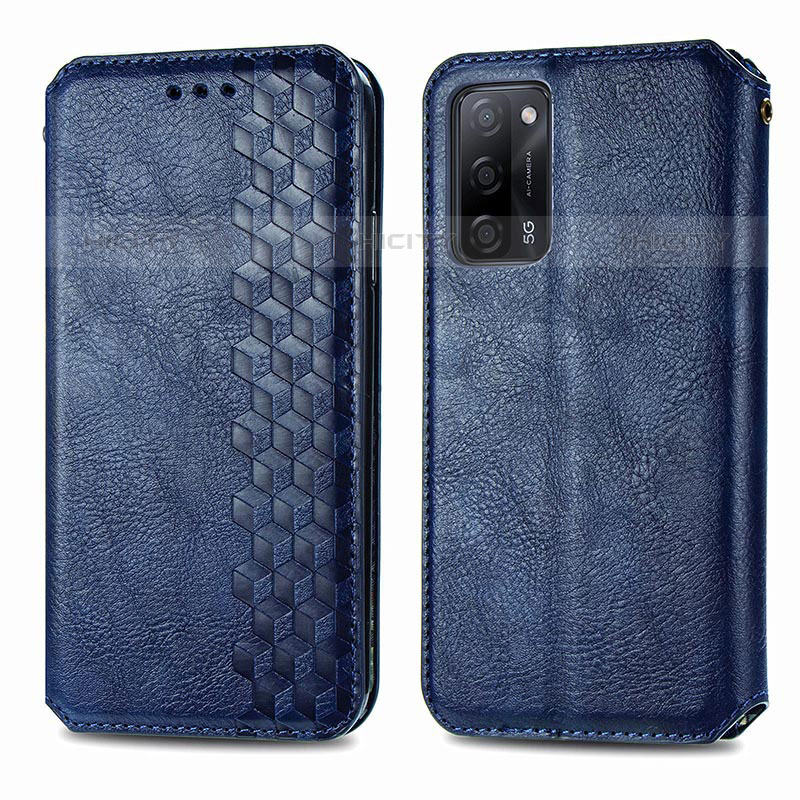 Custodia Portafoglio In Pelle Cover con Supporto S01D per Oppo A53s 5G