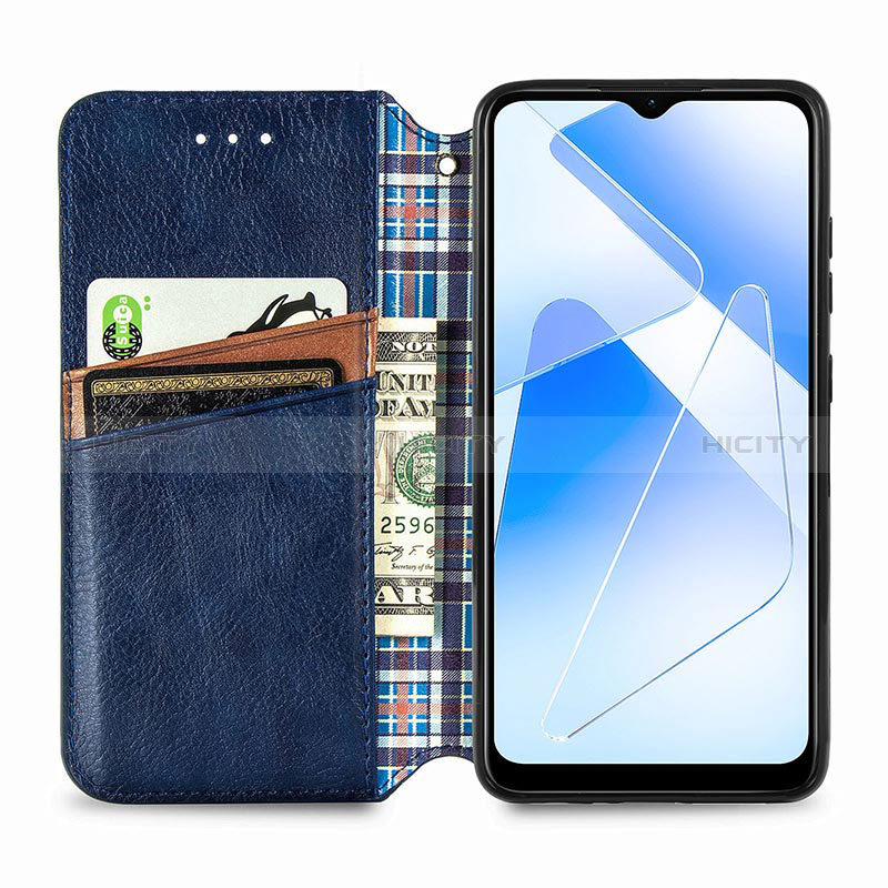 Custodia Portafoglio In Pelle Cover con Supporto S01D per Oppo A56 5G