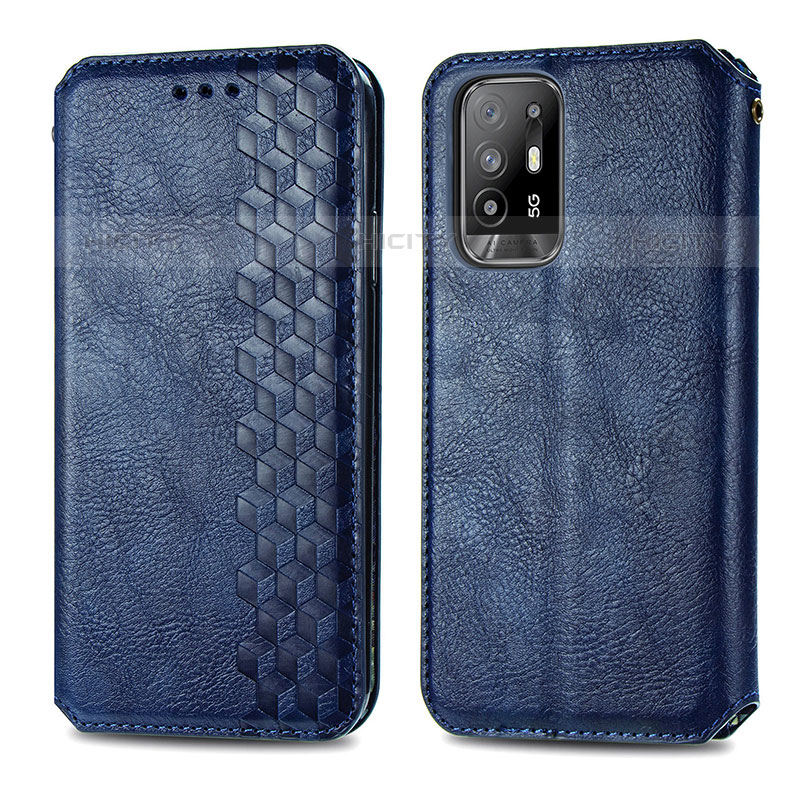 Custodia Portafoglio In Pelle Cover con Supporto S01D per Oppo A94 5G