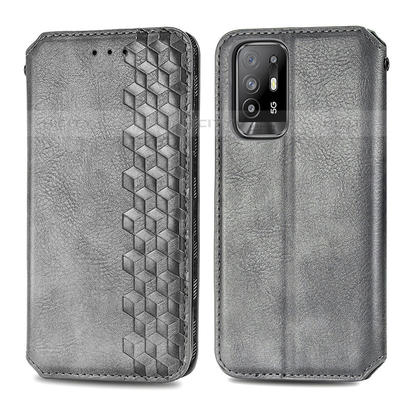 Custodia Portafoglio In Pelle Cover con Supporto S01D per Oppo F19 Pro+ Plus 5G