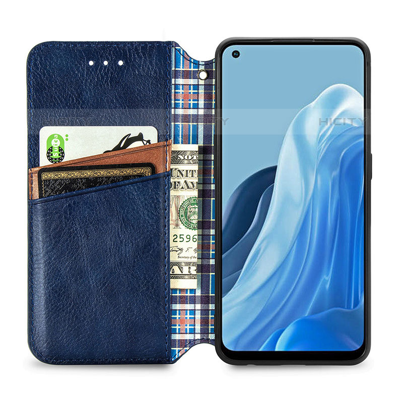 Custodia Portafoglio In Pelle Cover con Supporto S01D per Oppo F21s Pro 4G