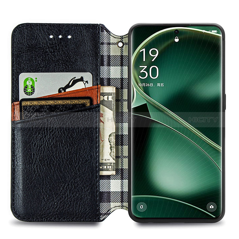 Custodia Portafoglio In Pelle Cover con Supporto S01D per Oppo Find X6 5G