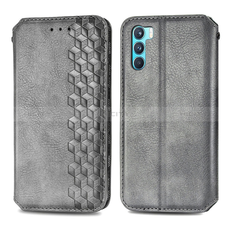 Custodia Portafoglio In Pelle Cover con Supporto S01D per Oppo K9 Pro 5G