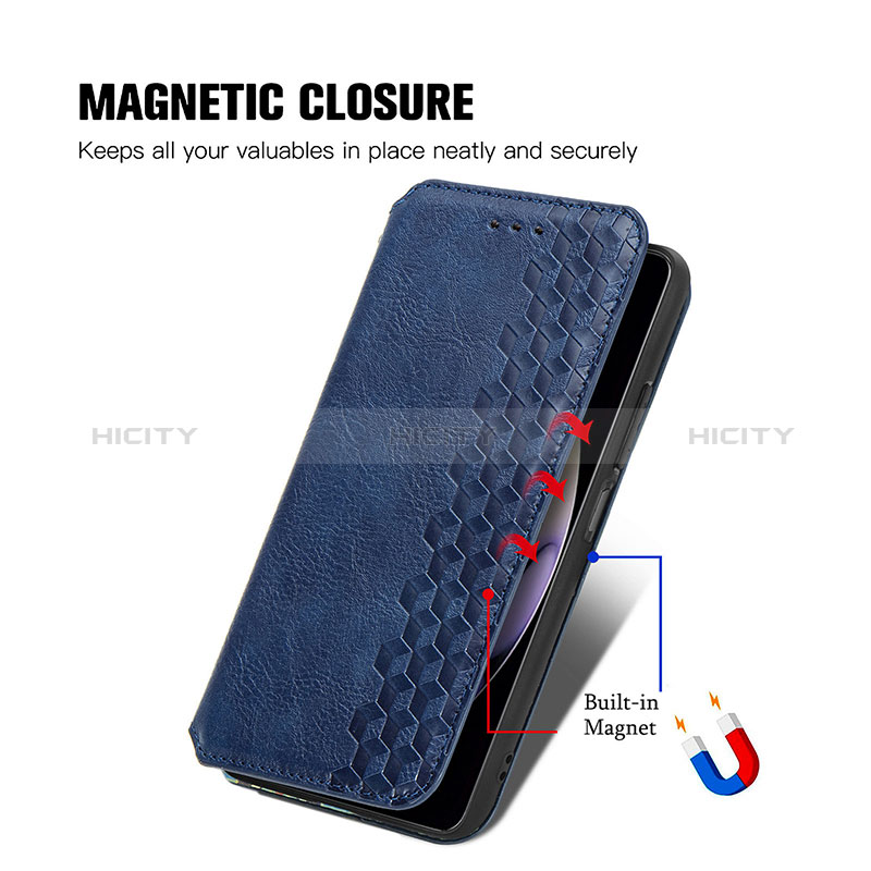 Custodia Portafoglio In Pelle Cover con Supporto S01D per Realme 10 Pro 5G