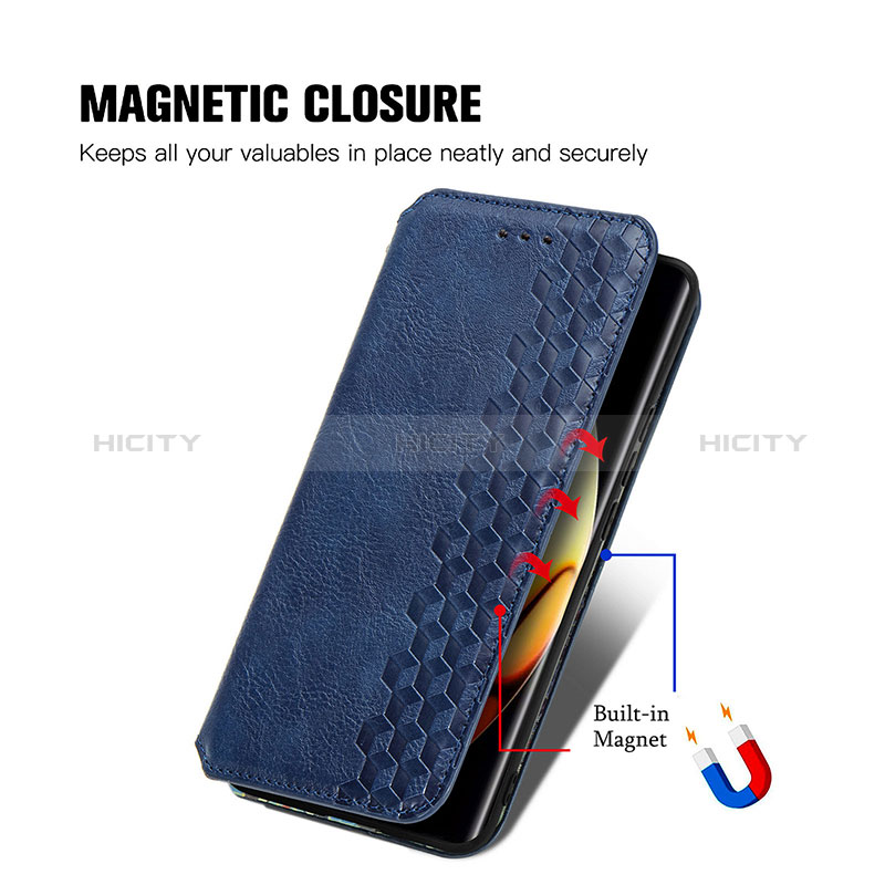 Custodia Portafoglio In Pelle Cover con Supporto S01D per Realme 10 Pro+ Plus 5G