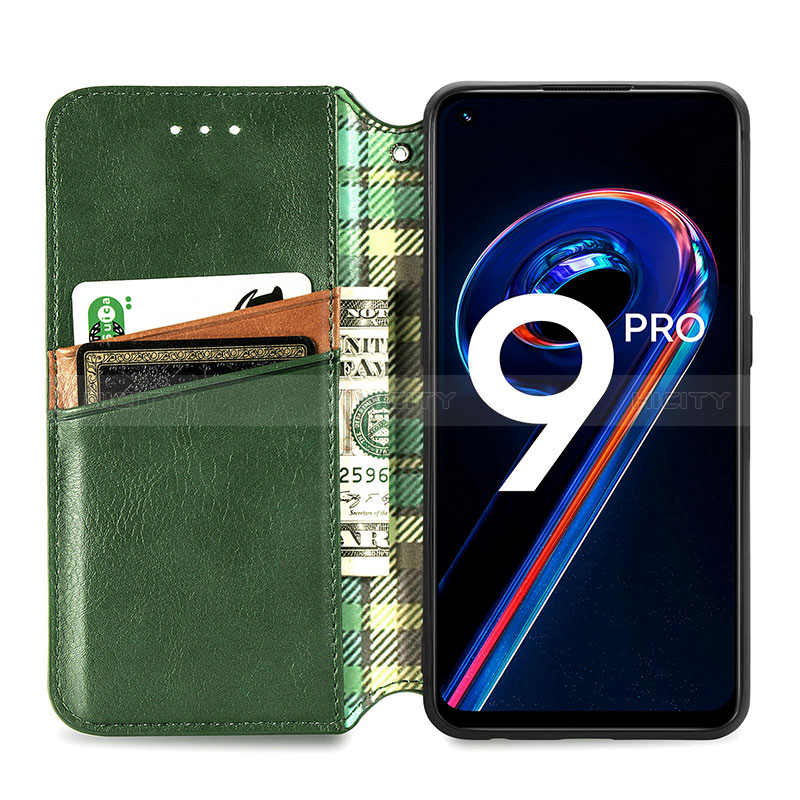 Custodia Portafoglio In Pelle Cover con Supporto S01D per Realme 9 Pro 5G