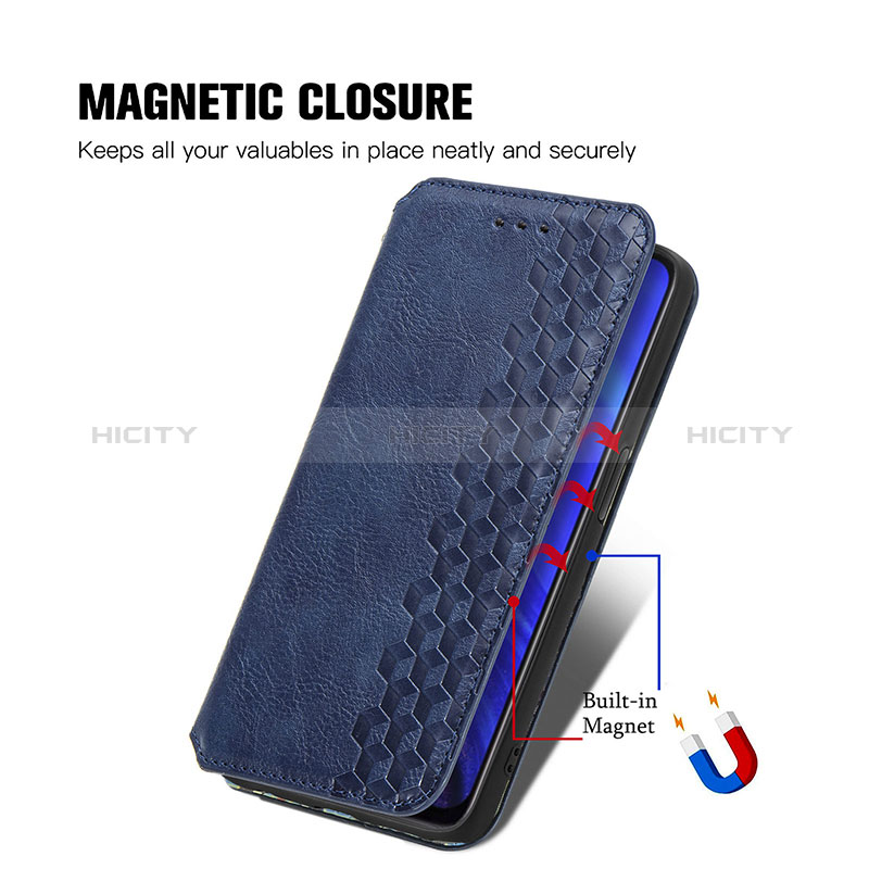 Custodia Portafoglio In Pelle Cover con Supporto S01D per Realme 9 SE 5G