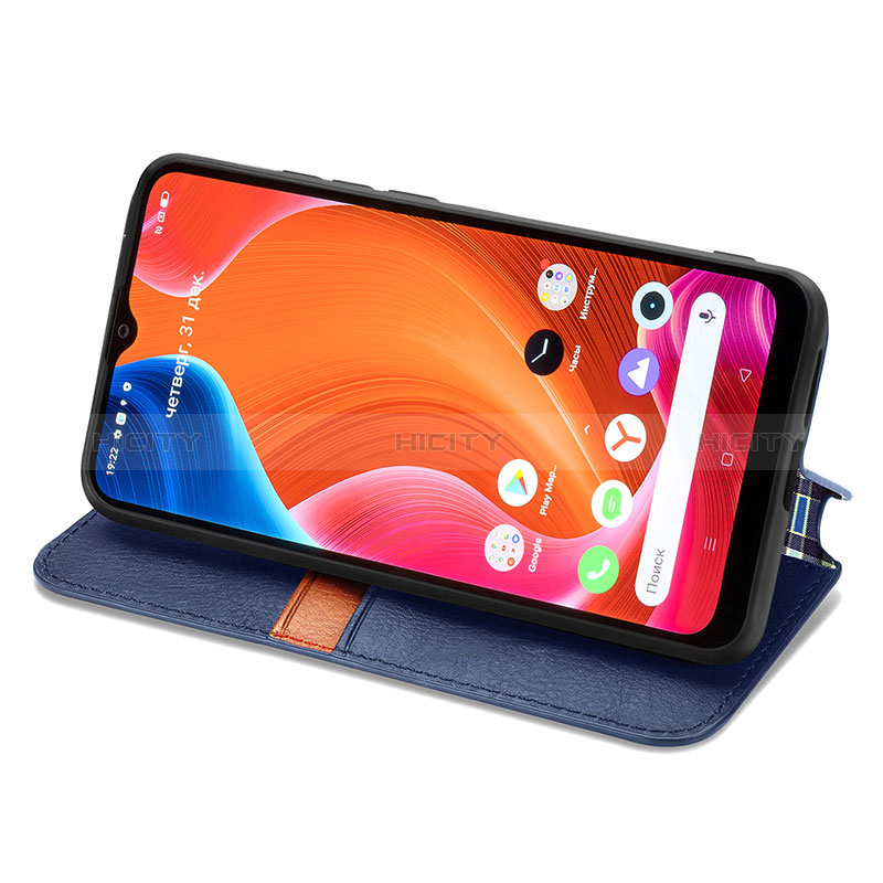 Custodia Portafoglio In Pelle Cover con Supporto S01D per Realme C11 (2021)