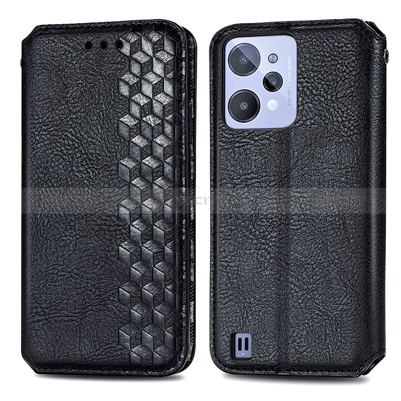 Custodia Portafoglio In Pelle Cover con Supporto S01D per Realme C31