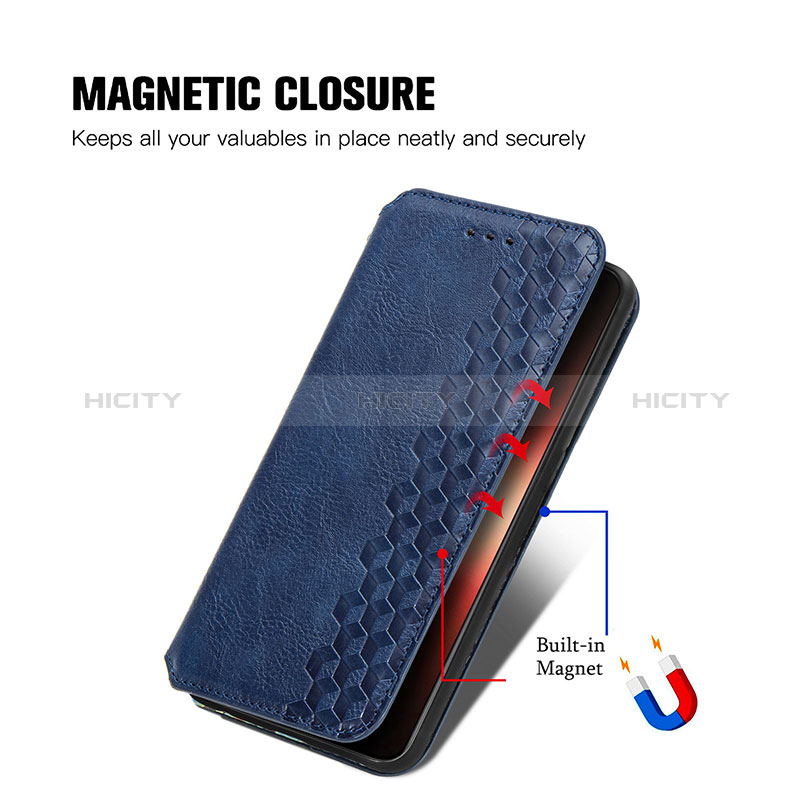 Custodia Portafoglio In Pelle Cover con Supporto S01D per Realme GT3 5G