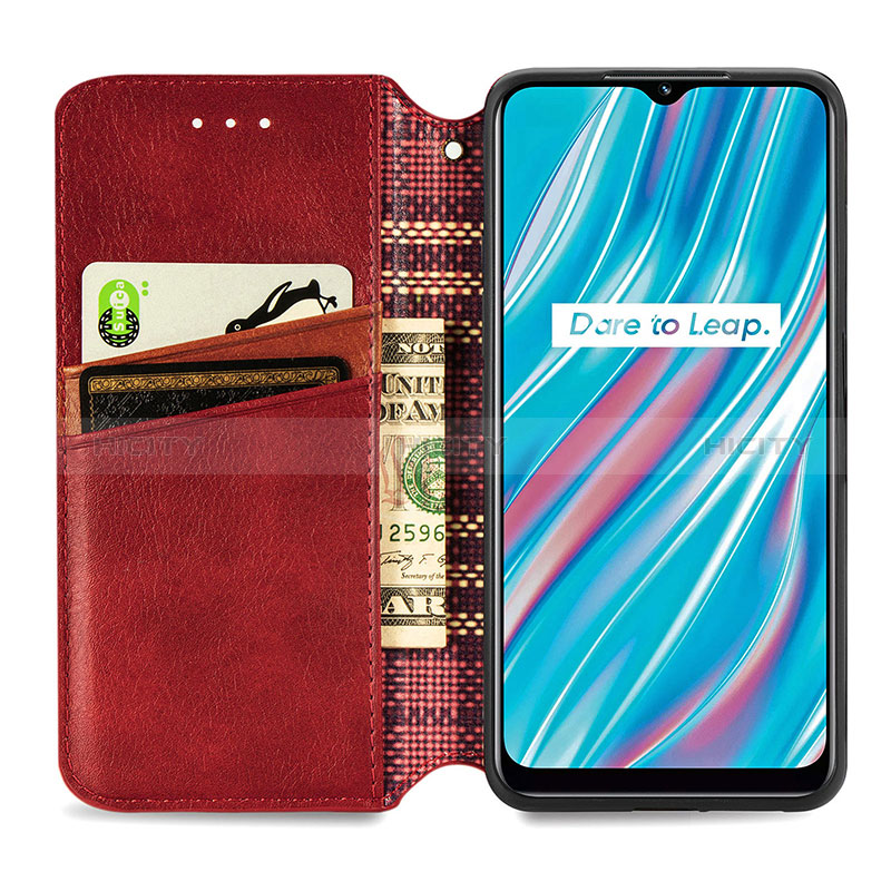 Custodia Portafoglio In Pelle Cover con Supporto S01D per Realme V11s 5G