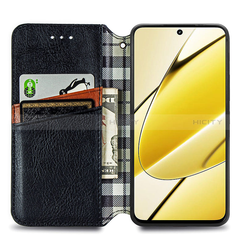 Custodia Portafoglio In Pelle Cover con Supporto S01D per Realme V50s 5G