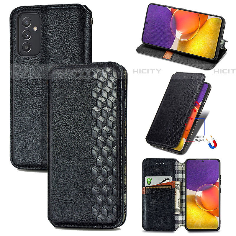 Custodia Portafoglio In Pelle Cover con Supporto S01D per Samsung Galaxy A05s