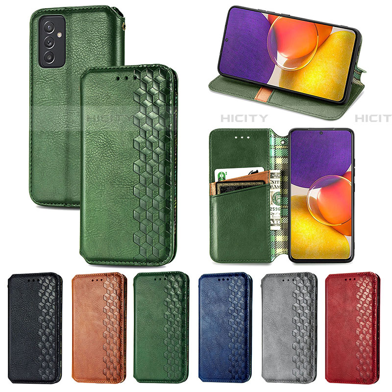 Custodia Portafoglio In Pelle Cover con Supporto S01D per Samsung Galaxy A05s