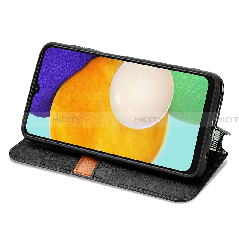 Custodia Portafoglio In Pelle Cover con Supporto S01D per Samsung Galaxy A13 5G