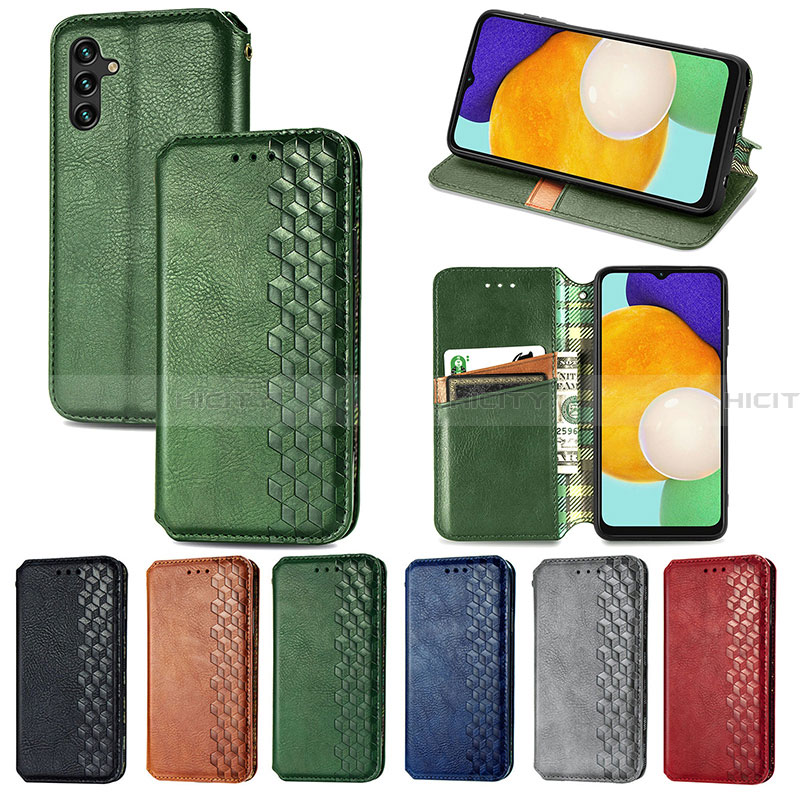 Custodia Portafoglio In Pelle Cover con Supporto S01D per Samsung Galaxy A13 5G