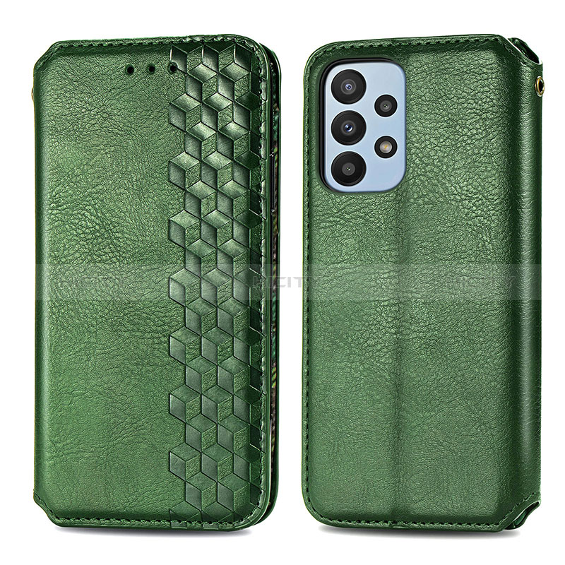 Custodia Portafoglio In Pelle Cover con Supporto S01D per Samsung Galaxy A23 5G