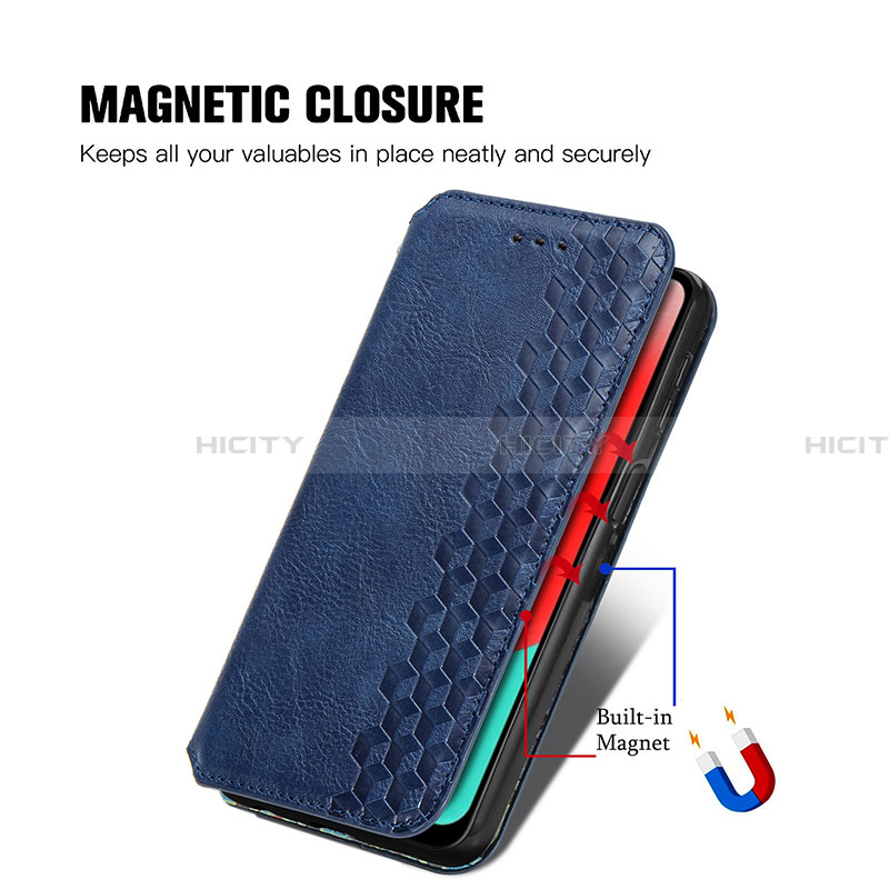 Custodia Portafoglio In Pelle Cover con Supporto S01D per Samsung Galaxy A32 4G