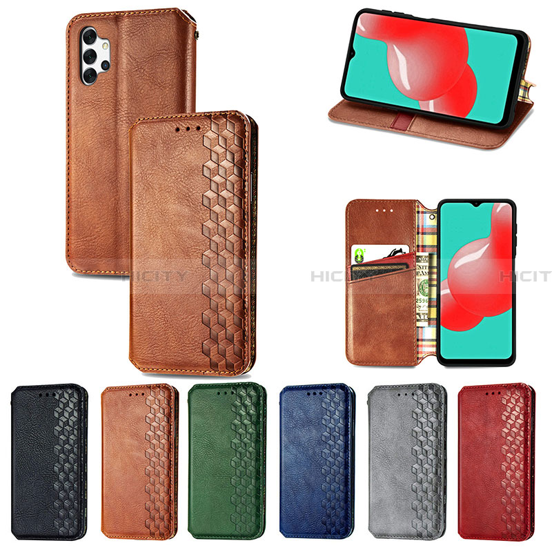 Custodia Portafoglio In Pelle Cover con Supporto S01D per Samsung Galaxy A32 5G