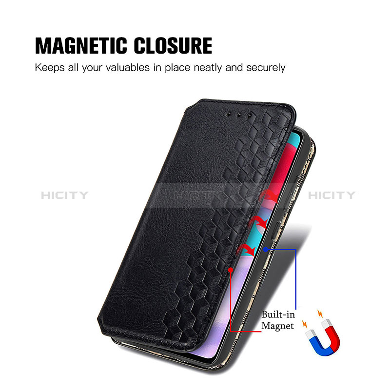 Custodia Portafoglio In Pelle Cover con Supporto S01D per Samsung Galaxy A52s 5G