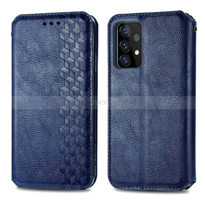 Custodia Portafoglio In Pelle Cover con Supporto S01D per Samsung Galaxy A52s 5G