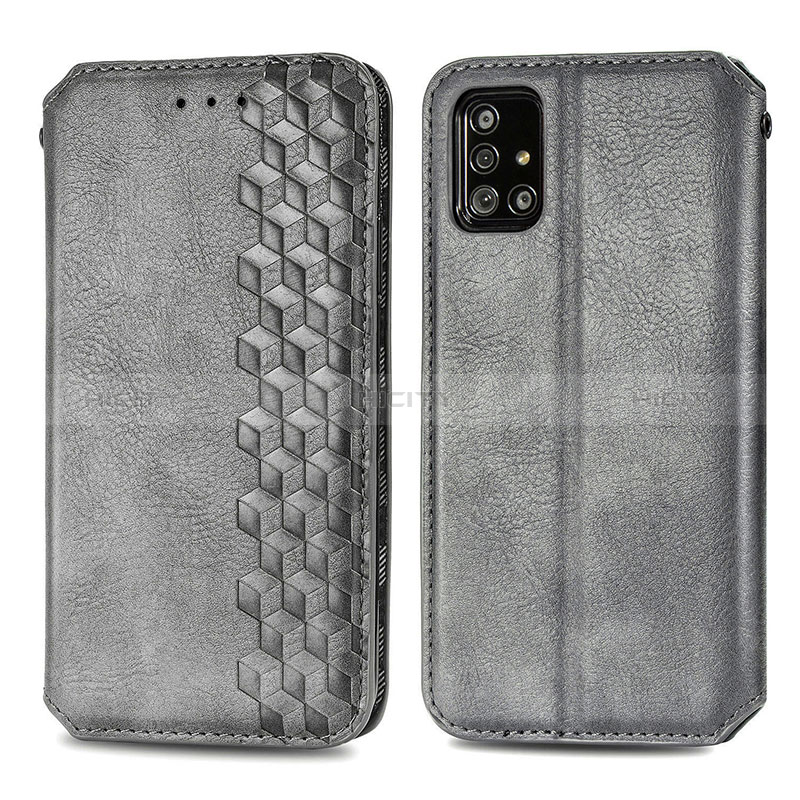 Custodia Portafoglio In Pelle Cover con Supporto S01D per Samsung Galaxy A71 4G A715