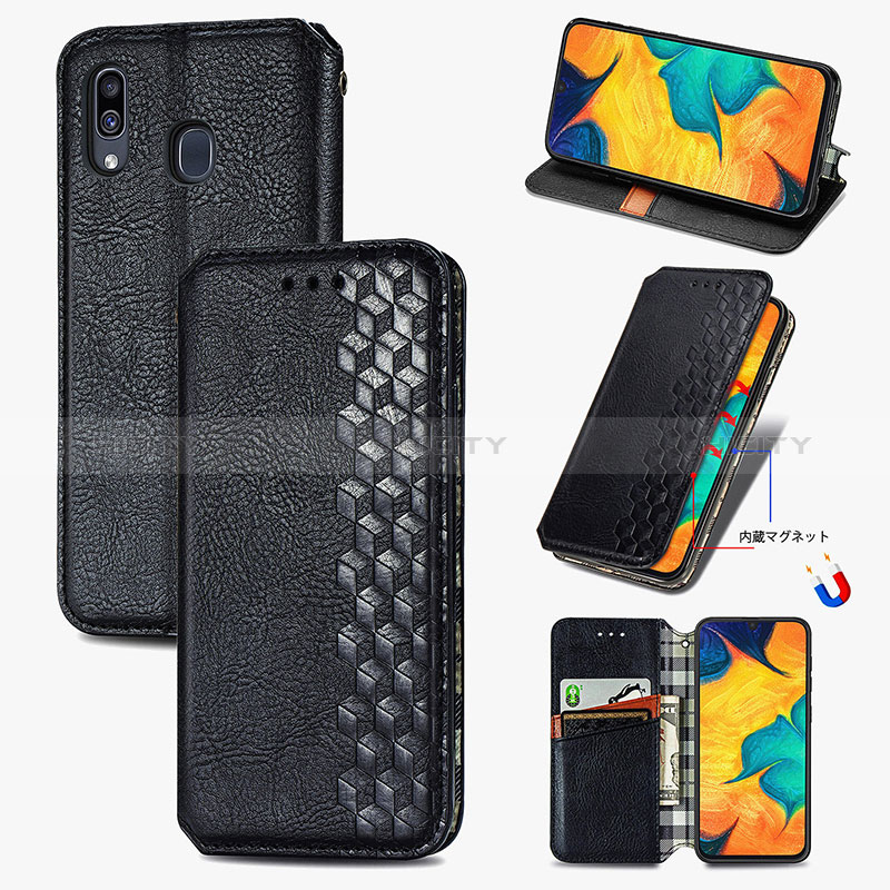 Custodia Portafoglio In Pelle Cover con Supporto S01D per Samsung Galaxy M10S