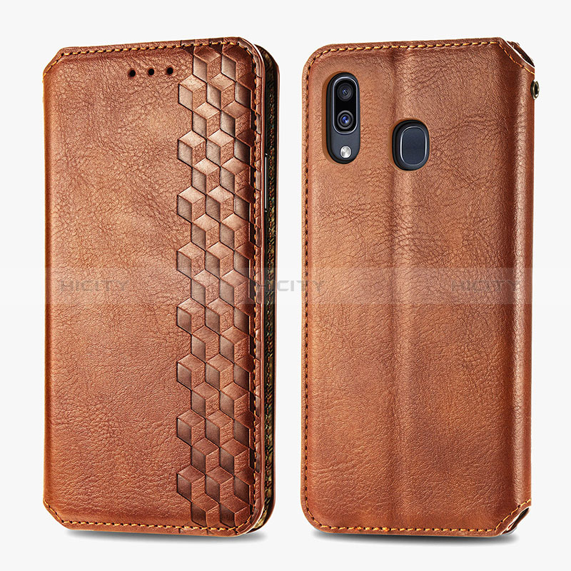 Custodia Portafoglio In Pelle Cover con Supporto S01D per Samsung Galaxy M10S