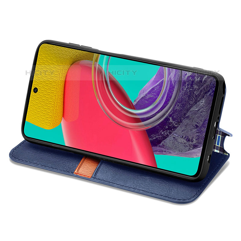 Custodia Portafoglio In Pelle Cover con Supporto S01D per Samsung Galaxy M53 5G