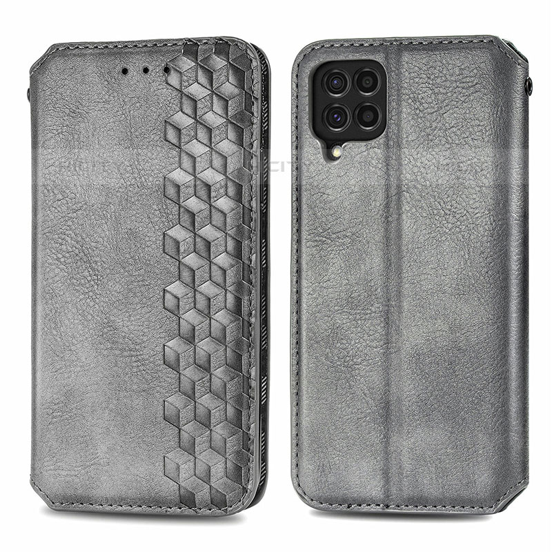 Custodia Portafoglio In Pelle Cover con Supporto S01D per Samsung Galaxy M62 4G