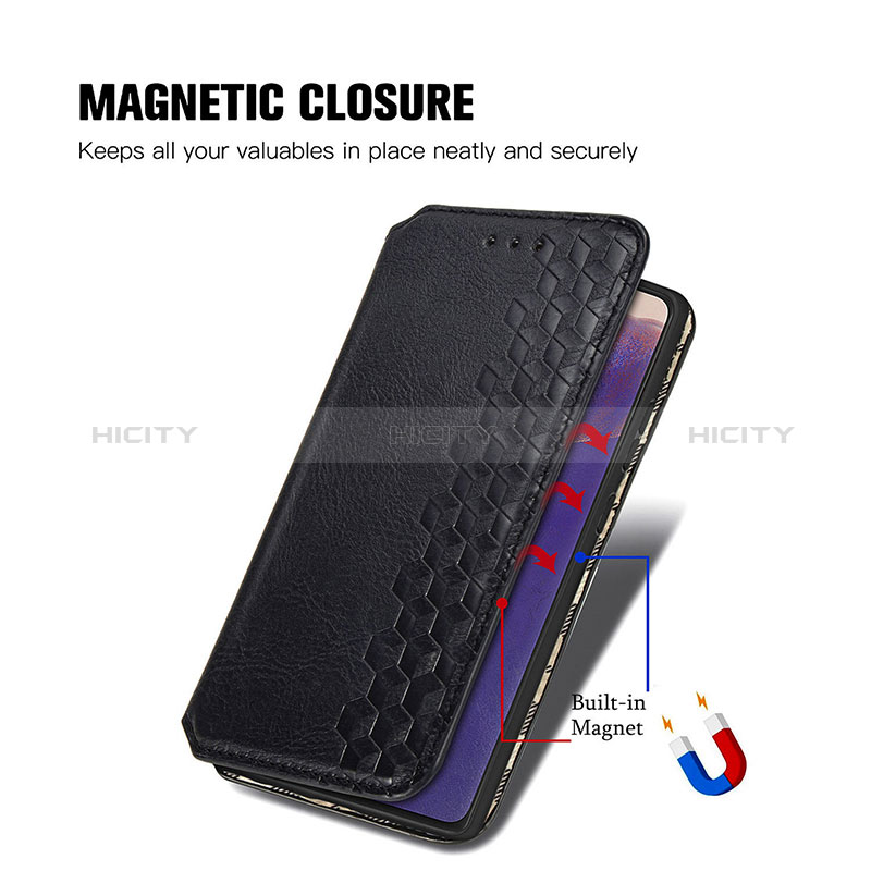 Custodia Portafoglio In Pelle Cover con Supporto S01D per Samsung Galaxy Note 20 5G