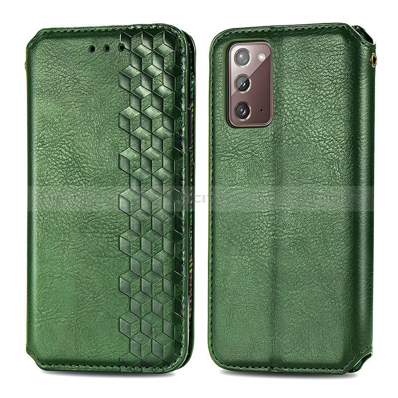 Custodia Portafoglio In Pelle Cover con Supporto S01D per Samsung Galaxy Note 20 5G