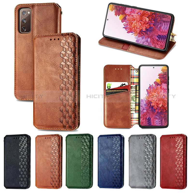 Custodia Portafoglio In Pelle Cover con Supporto S01D per Samsung Galaxy S20 Lite 5G