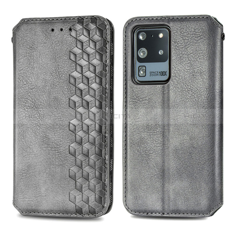 Custodia Portafoglio In Pelle Cover con Supporto S01D per Samsung Galaxy S20 Ultra 5G