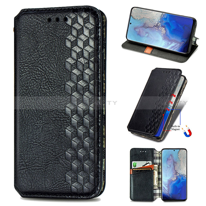 Custodia Portafoglio In Pelle Cover con Supporto S01D per Samsung Galaxy S20 Ultra 5G