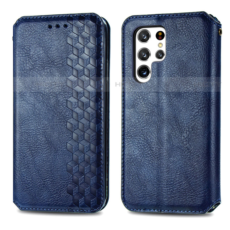 Custodia Portafoglio In Pelle Cover con Supporto S01D per Samsung Galaxy S21 Ultra 5G