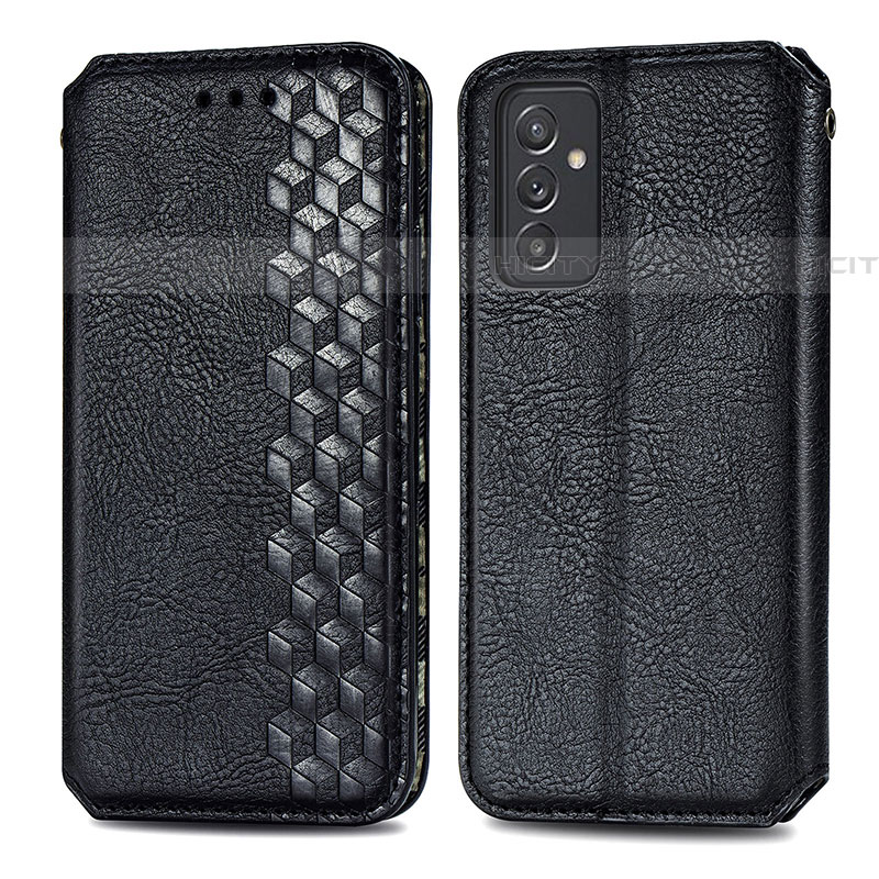 Custodia Portafoglio In Pelle Cover con Supporto S01D per Samsung Galaxy S23 FE 5G Nero