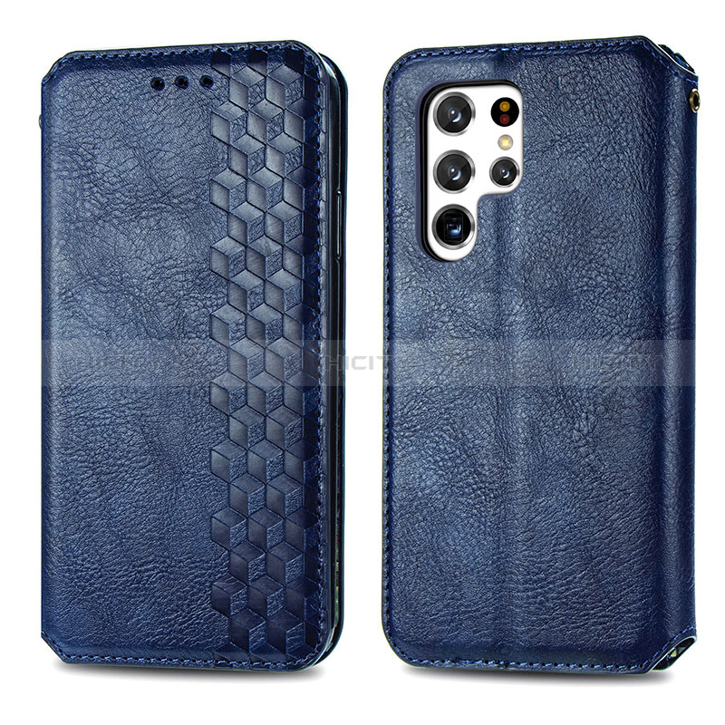 Custodia Portafoglio In Pelle Cover con Supporto S01D per Samsung Galaxy S24 Ultra 5G