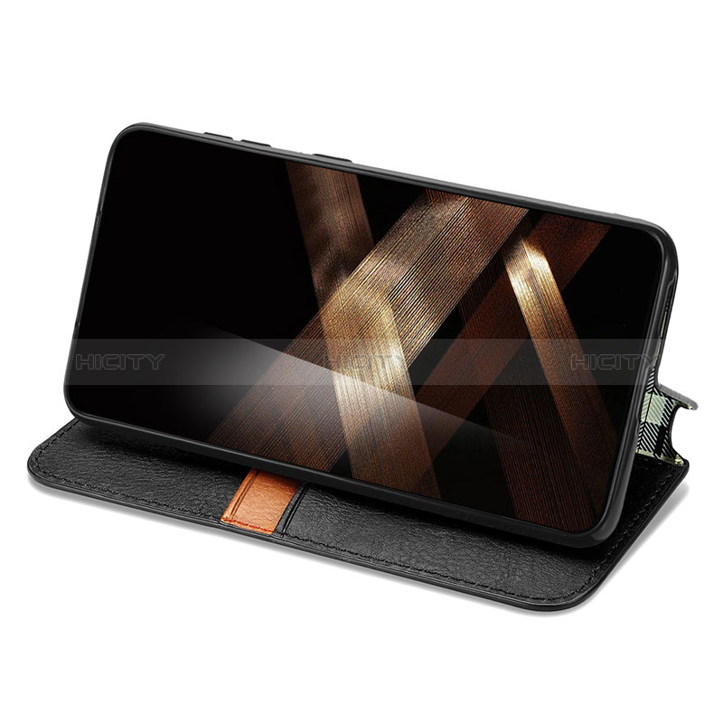 Custodia Portafoglio In Pelle Cover con Supporto S01D per Samsung Galaxy S25 Plus 5G